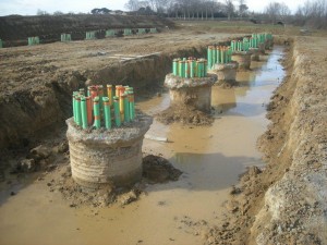 Recépage, Recépieux, PIEUX PILES DE PONTS PRETS A LEVER